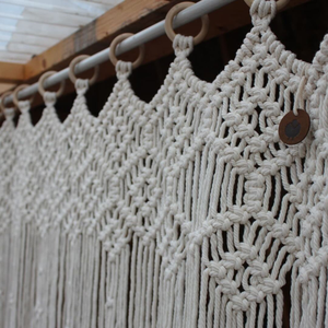Tapisserie de porte en macramé et décoration murale pour mariages, pour décorations de plafond de mariage - Product Image 3