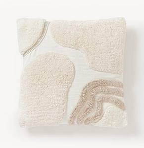 Housse de coussin 100% coton de luxe avec pompons oreiller décoratif tissé à la main boho tufté rayures rayures à carreaux - Product Image 6