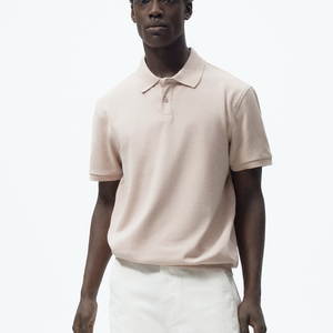 Camisetas casuales de alta calidad para hombres Moda de verano Blanco teñido para polos con rayas Venta al por mayor Ropa casual Camisetas para hombres - Product Image 4