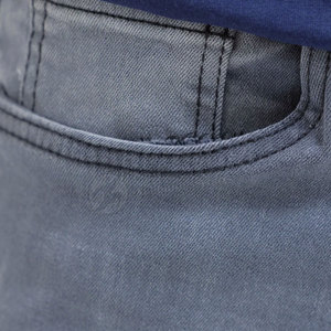 Pantalones Vaqueros Rectos de Estilo Deportivo Casual para Hombre, Duraderos, 100% Algodón Canvas, Color Personalizado, Lavado Oscuro de Invierno, Tinte Liso - Product Image 4