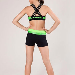 Ropa Deportiva Personalizada al por Mayor para Mujer, Conjunto de 2 Piezas de Brasier Deportivo y Pantalones Cortos Transpirables de Secado Rápido para Gimnasio, Fitness y Yoga - Product Image 2