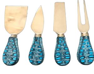 Nuevo diseño al por mayor a bajo precio de acero inoxidable con mango de diseño de fregona, cortador de mantequilla, cuchillo de queso, juego de rebanador para hoteles - Product Image 3