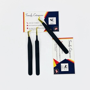 Somofy Enterprises Eyelash Extension Tweezers Stainless Steel Smooth Tip Durable 10mm Length Custom Logo Sustainable Packaging - Product Image 1
