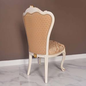 Silla de Comedor Delamo Classic Mahogany con Acabado Blanco - Product Image 6