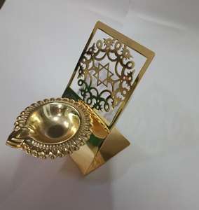 Traditional Handmade Decorative <b>Brass</b> Kuber Deep Pooja Diya <b>Oil</b> <b>Lamp</b> for Home Temple and Diwali Gifts - Product Image 3