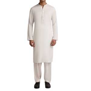 Vêtements islamiques en gros, kurta shalwar en coton de grande taille, spécial Eid pakistanais, pour hommes, robe de fête de mariage - Product Image 1