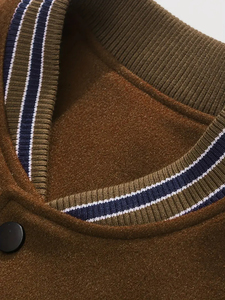 Venta caliente Versity Chaquetas Custom Cool Style Fleece Winter Versity Chaquetas Béisbol Bomber Versity Chaquetas para hombres - Product Image 5