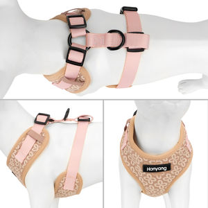 Hanyang Professioneller Anbieter Spezielles Besticktes Halsband und Leine Luxus-Trainings-Verstellbares Hundegeschirr-Set - Product Image 5