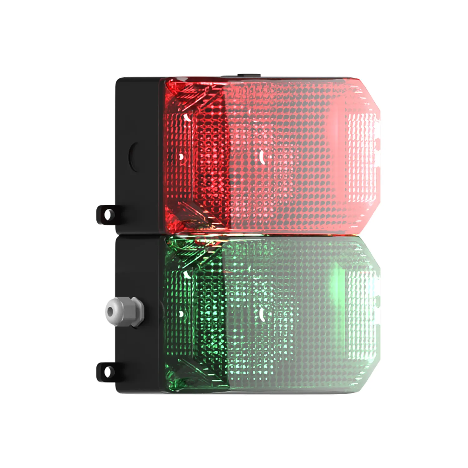 Mesan MS 218 2 Tier SMD LED Cube Warning Light Wall Mounting Multifunction Light Mode Warning Light IP 65 Protection Rate