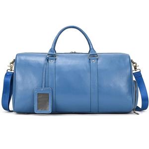 2025 moda personalizada impermeable mujeres/hombres de cuero genuino bolsa de viaje - Product Image 5