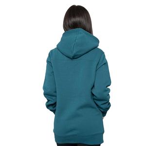 Sudadera con Capucha de Punto para Mujer, de Algodón y Fibra de Bambú, Corta, Forrada, Transpirable, con Logotipo Personalizado, Informal - Product Image 3