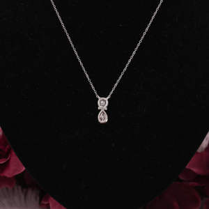 Customized <b>Pendant</b> Cat Shape <b>Pendant</b> With Round Pink Pear Lab Grown Diamond Made in 14KT <b>Solid</b> <b>Gold</b> Used All Occasions for Her. - Product Image 5