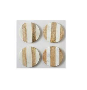 Sous-verres en bois naturel pour table de cuisine à domicile de haute qualité pour maison hôtel restaurant utilisation de table dessous de verre en bois emballage personnalisé - Product Image 6