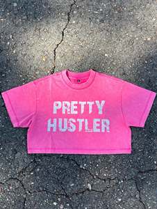 T-shirt court en coton 100% avec motif décontracté Coupe ample Tissu tricoté en polyester/coton Style décontracté - Product Image 6