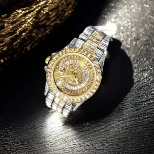 Montre élégante avec cadran en diamant pour femmes, idéale pour le bureau et les événements du soir, disponible en gros - Product Image 2