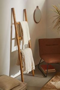 Bamboo Double Towel <b>Ladder</b>/Rack with Heater Mirror Polished Surface Modern Design for Hotel Use-Hot Sale & Best Price in Vietnam - Product Image 5