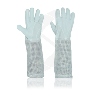 Fabricant pakistanais de gants d'apiculture de haute qualité anti-piqûre nouveau Design de gants d'apiculture en cuir de chèvre - Product Image 1