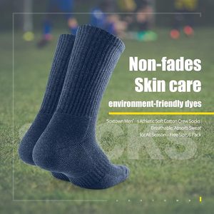 Calcetines de entrenamiento atlético unisex que absorben la humedad, equipo acolchado con algodón peinado, rendimiento transpirable para hombres y mujeres - Product Image 3