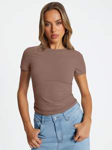 Épaule tombante lourde surdimensionné 240GSM coton t-shirt Streetwear t-shirt blanc Logo personnalisé en vrac en gros unisexe approvisionnement - Product Image 4