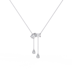 Collier en or 18 carats avec diamant de laboratoire pour filles - Product Image 3