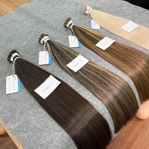 Article phare 2026 Extensions de cheveux à la kératine I-Tip Cheveux humains colorés Application facile Sans perte de cheveux Sans nœuds - Product Image 2