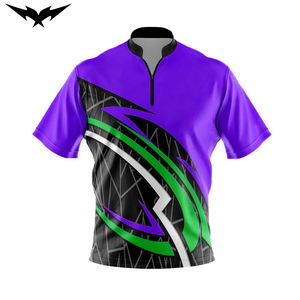 Diseña Tu Propia Camisa de Boliche Sublimada con Cierre, Estampado Vintage, Transpirable, de Secado Rápido, con Bordado 3D - Product Image 1