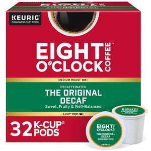 Café Eight O'Clock The Original Décaféiné, dosettes individuelles Keurig K-Cup, café torréfié moyen, 1 unité (lot de 32) - Product Image 2