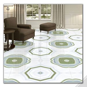 Carreaux de sol en céramique vitrifiée modernes 600x600 mm, carreaux extérieurs brillants de qualité supérieure pour supermarchés et salles de bain, garantie 5 ans - Product Image 4