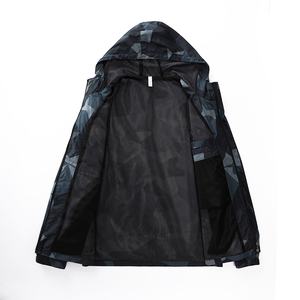 Veste d'hiver légère à fermeture éclair pour homme, vêtement sur mesure avec étiquette privée, 100% coton-polaire. - Product Image 2