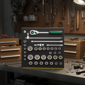 Ensemble de cliquet Stahlwille 1/2'' avec accessoires et douilles, ensembles d'outils - Product Image 3