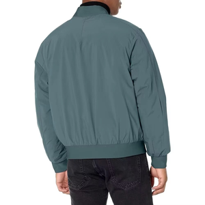 Chaqueta Bomber de Invierno para Hombre 2025, Corte Entallado, Cuello Alto, Logotipo Frontal, Estilo Urbano, Transpirable y Ecológica - Product Image 2