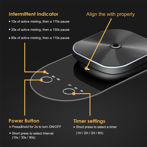 2025 nuevo Saintdeland venta al por mayor inteligente sin agua silencioso Mini USB difusor de Aroma 5-120ml difusor de nebulización recargable para interiores - Product Image 2