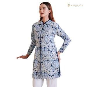 Vestido Formal Batik Premium para Mujer PJG, Hecho de Tela de Algodón 100%, Diseño Elegante, Hecho a Mano en Indonesia - Product Image 5