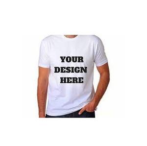 Camiseta de verano grande y alta para hombre, Camisa lisa, desgastada, en blanco, 5xl, 180gsm, 100% algodón, Unisex - Product Image 4