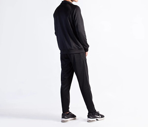 Survêtement de sport décontracté pour homme à col montant, jogging zippé, survêtement d'entraînement pour homme en polyester - Product Image 4