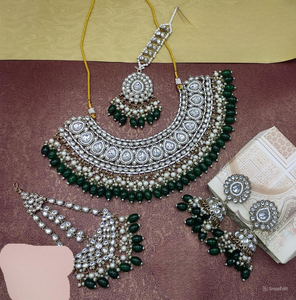 Moda último diseño de Gargantilla tradicional chapado en oro collar conjunto de joyas para mujeres - Product Image 1
