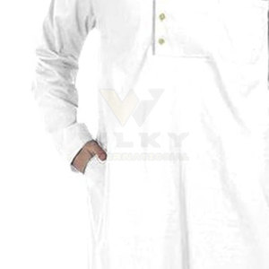 Islamic Clothing Long Sleeve <b>Men</b> <b>Thobe</b> Arab Jubba Arabian <b>Thobe</b> Arab Dress Kaftan for <b>Men</b> Muslim - Product Image 3