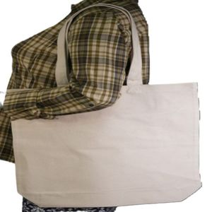 Bolsa grande de algodón orgánico para compras diarias ecológica reciclada gimnasio playa lona nueva moda bolsillo logotipo personalizado Yoga bolsa de mano - Product Image 1