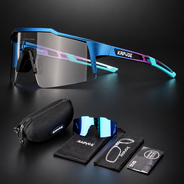 Outdoor Sports Photochromic Uv400 Fashion Glasses Cycling Sport Sunglasses Bike Gafas Ciclismo Al Aire Libre