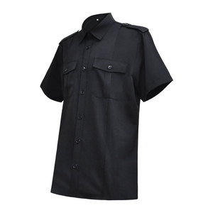 Camisa de Uniforme de Guardia de Seguridad Táctica Unisex de Color Negro con Diseño Personalizado OEM en Oferta - Product Image 3