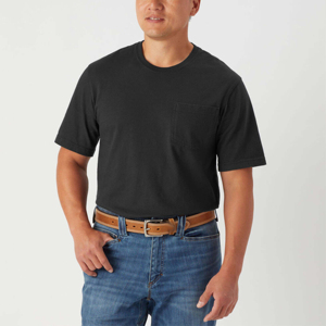 Nuevo diseño OEM personalizado clásico ajuste para hombre cuello redondo bolsillo camiseta ideal para actividades al aire libre o descansar - Product Image 2