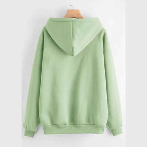 Men's Oversized Fleece Pullover Hoodie with <b>Pocket</b> Solid Color 100% Cotton Breathable & Eco-Friendly Wholesale Winter Wear - Product Image 5