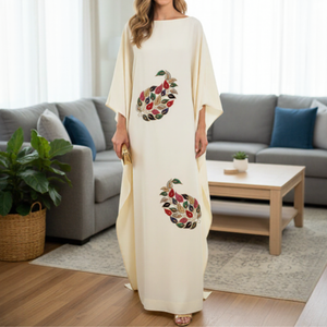Novedades 2026, Abaya Islámica Tradicional para Mujer, Color Sólido, para Eid, de Alta Calidad, Diseño Transpirable, Venta al por Mayor - Product Image 5