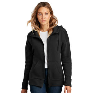 Sudadera con Capucha Gruesa de Forro Polar para Mujer, con Bolsillos y Cierre Completo, Venta al por Mayor - Product Image 4