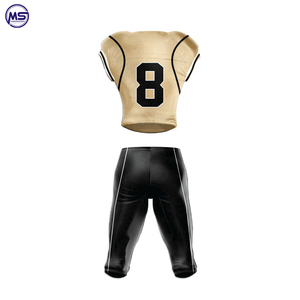 ชุดกีฬาโพลีเอสเตอร์คุณภาพสูงชุดอเมริกันฟุตบอลชุดพิมพ์โลโก้ตามสั่งแบบระบายอากาศและซักง่าย - Product Image 2
