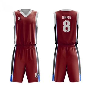 Ensemble d'uniformes de basket-ball pour hommes conçus sur mesure Maillot et short respirants de couleur unie avec option de taille supérieure Techniques imprimées - Product Image 1