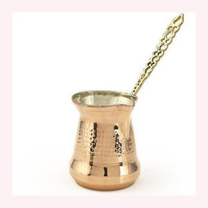 Cafetière en cuivre turc de qualité supérieure édition unique 2025 avec poignée en laiton élégante pour l'infusion de café traditionnel et authentique - Product Image 4