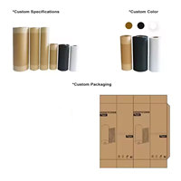 Rouleau de papier kraft 100 % biodégradable 30,5 cm x 249 cm, facile à utiliser, emballage pour haltères, amorti supérieur en carton, impression par estampage à chaud