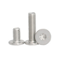 Chine gros boulon torx de haute qualité en acier inoxydable SS 304 vis M6 M8 M10 vis torx à tête mince plate basse
