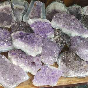 Racimo de amatista natural en bruto geoda cristal púrpura cuarzo roca racimo decoración del hogar sueño Mineral espécimen energía curación cristal - Product Image 2